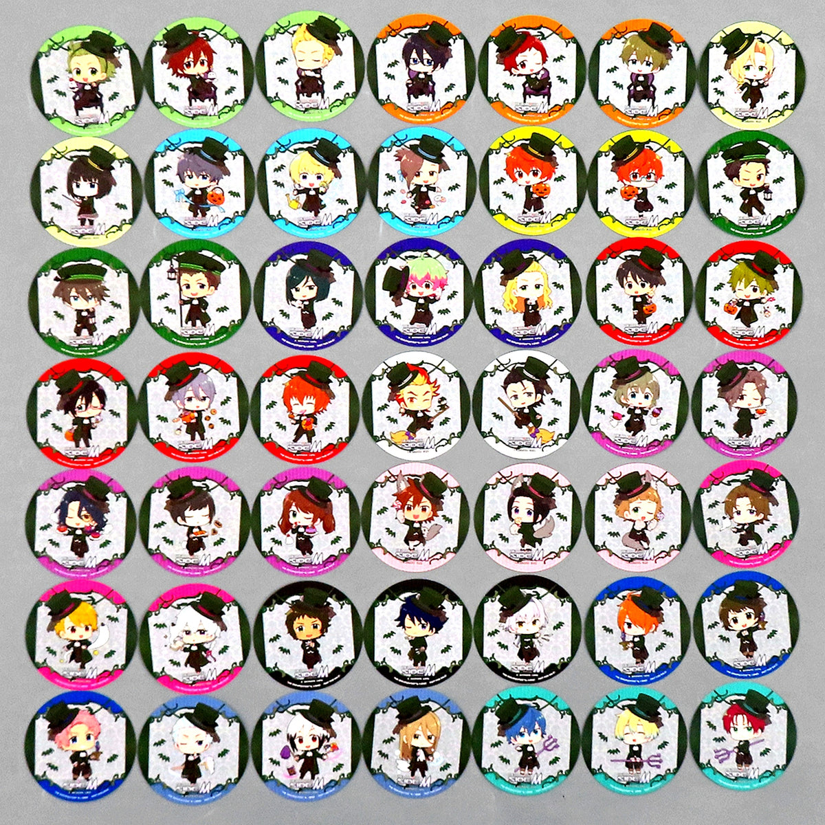 Set of 49 THE IDOLMASTER SideM x animatecafe Collab Menu Order Bonus Random Coaster [USED]