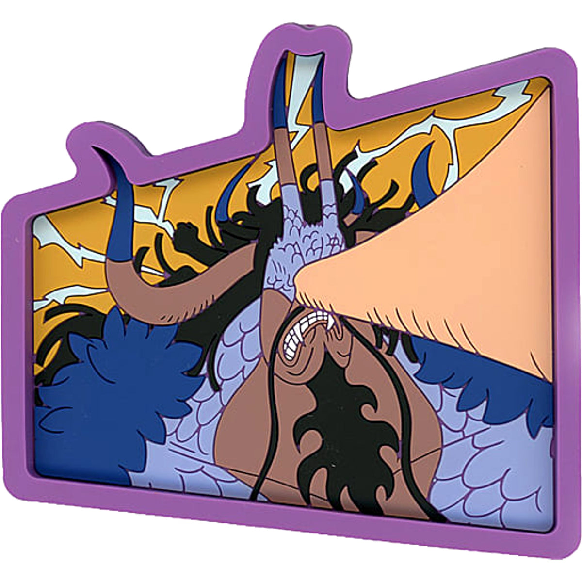 One Piece Kaido Struck Ichiban Kuji EX Raimei heno Chusei Design Rubber Tray Prize E [USED]