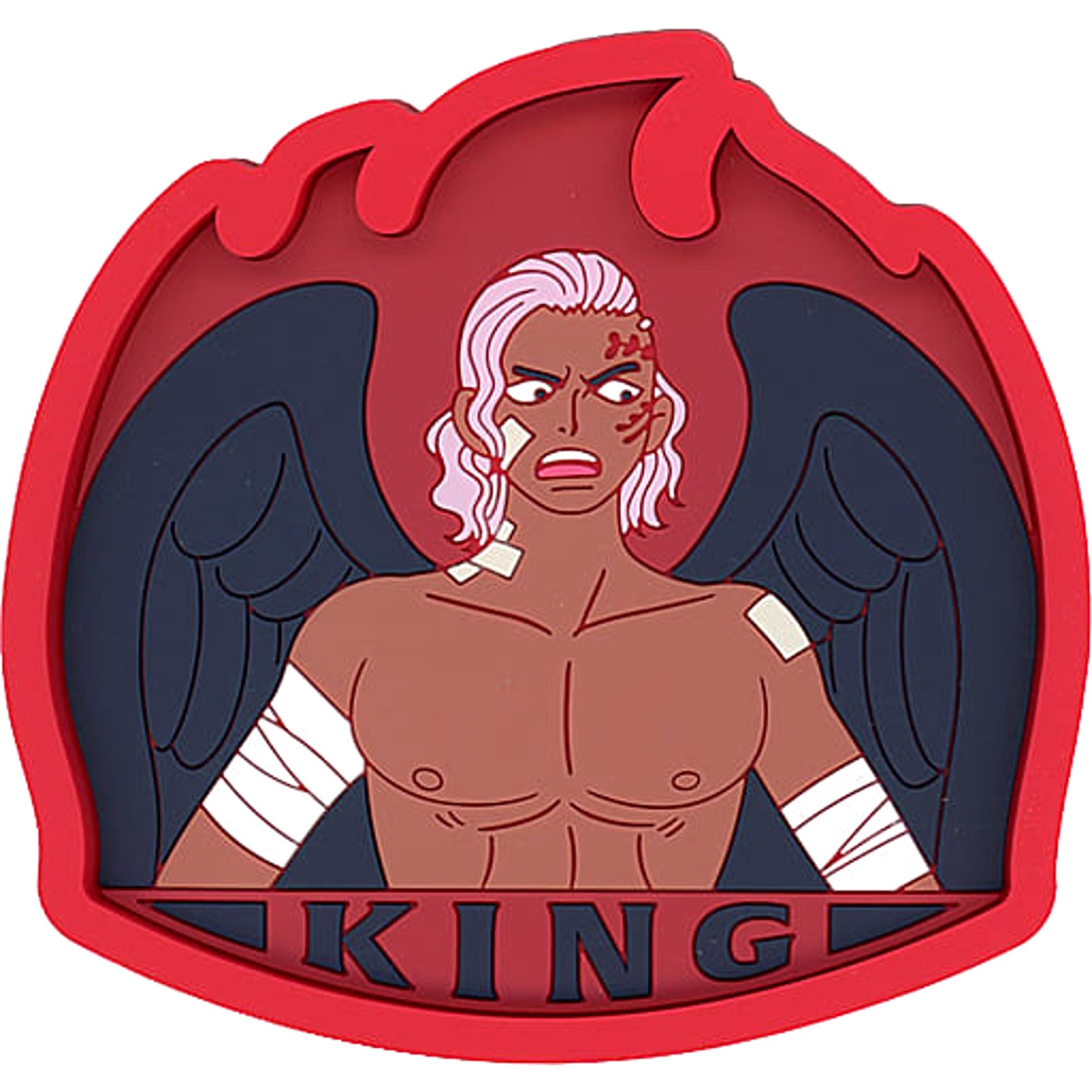 One Piece King Ichiban Kuji EX Raimei heno Chusei Design Rubber Tray Prize E [USED]