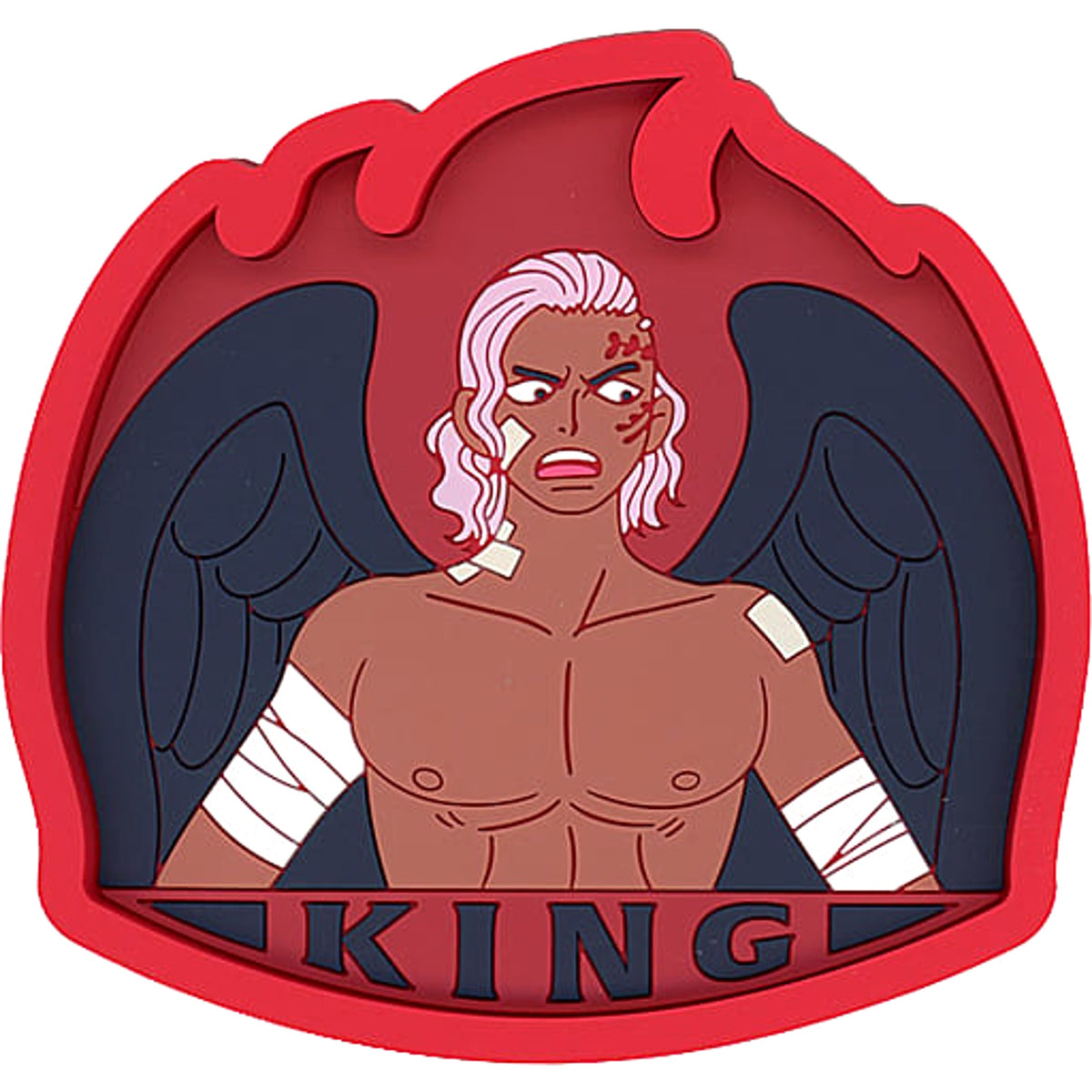 One Piece King Ichiban Kuji EX Raimei heno Chusei Design Rubber Tray Prize E [USED]