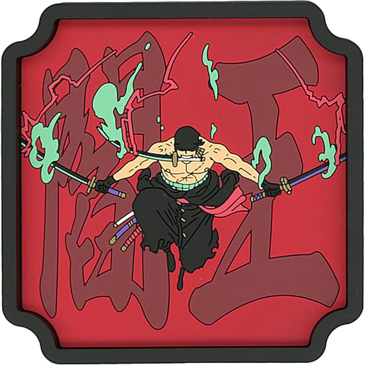 One Piece Roronoa Zoro Ichiban Kuji EX Raimei heno Chusei Design Rubber Tray Prize E [USED]