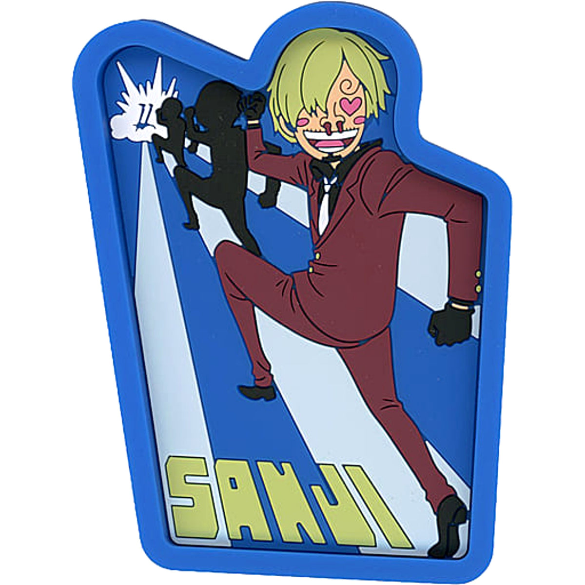 One Piece Sanji Ichiban Kuji EX Raimei heno Chusei Design Rubber Tray Prize E [USED]