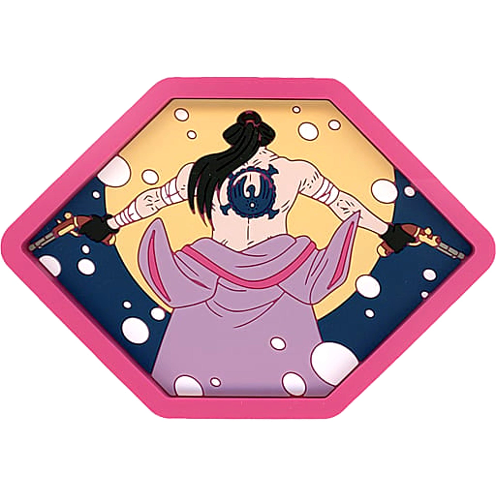 One Piece Izou Ichiban Kuji EX Raimei heno Chusei Design Rubber Tray Prize E [USED]