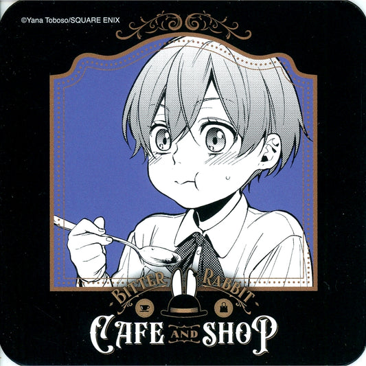 Ciel Phantomhive Chewing Original Coaster Black Butler Black Label Bitter Rabbit CAFE AND SHOP First Half Menu Order Bonus [USED]