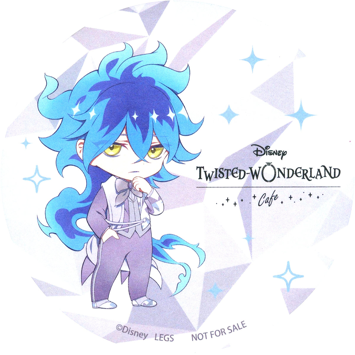 Idia Shroud Disney Twisted Wonderland Original Coaster OH MY CAFE 2023 Drink Order Bonus [USED]