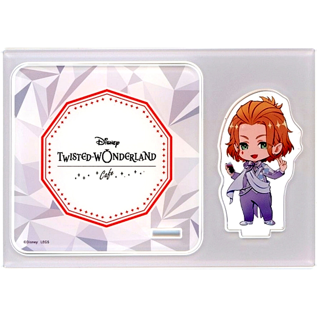 Cater Diamond Disney Twisted Wonderland Acrylic Stand Coaster Heartslabyul Dorm OH MY CAFE 2023 Drink Menu Paid Bonus [USED]
