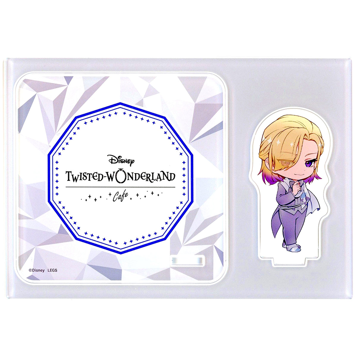 Vil Schoenheit Disney Twisted Wonderland Acrylic Stand Coaster Pomefiore Dorm OH MY CAFE 2023 Drink Menu Paid Bonus [USED]