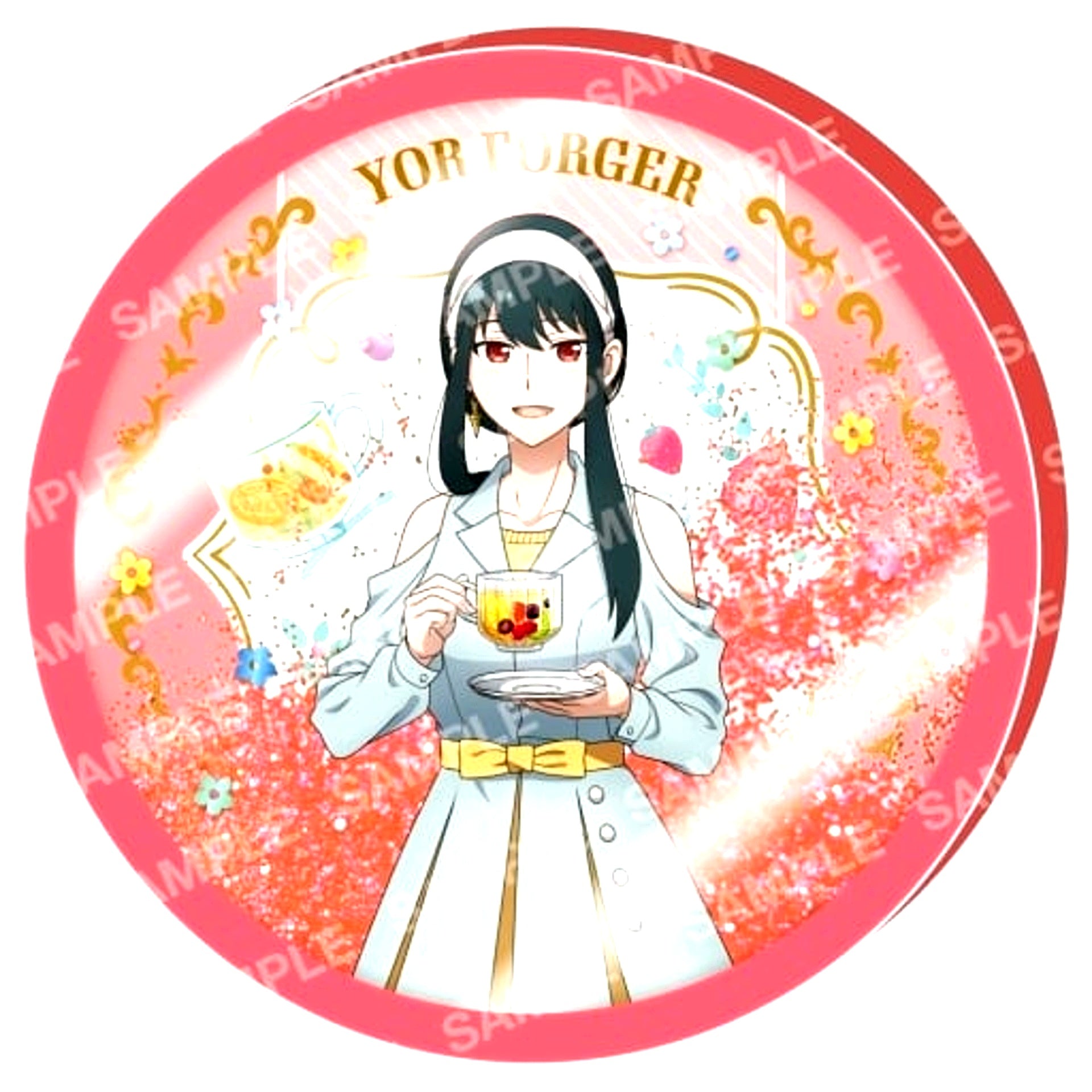 Yor Forger C. Fruit Tea Oil In Acrylic Coaster SPY x FAMILY [USED]