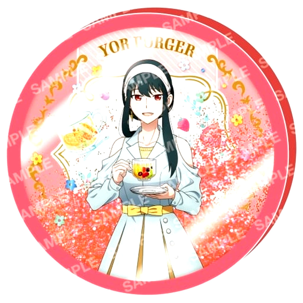 Yor Forger C. Fruit Tea Oil In Acrylic Coaster SPY x FAMILY [USED]