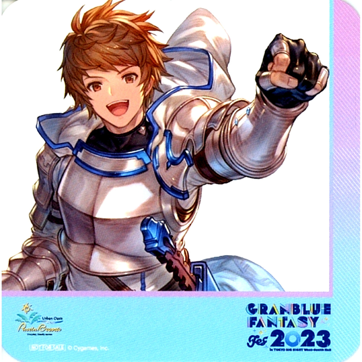 Gran GRANBLUE FANTASY Original Coaster Granblue Fes 2023 Food Corner Menu Purchase Bonus [USED]