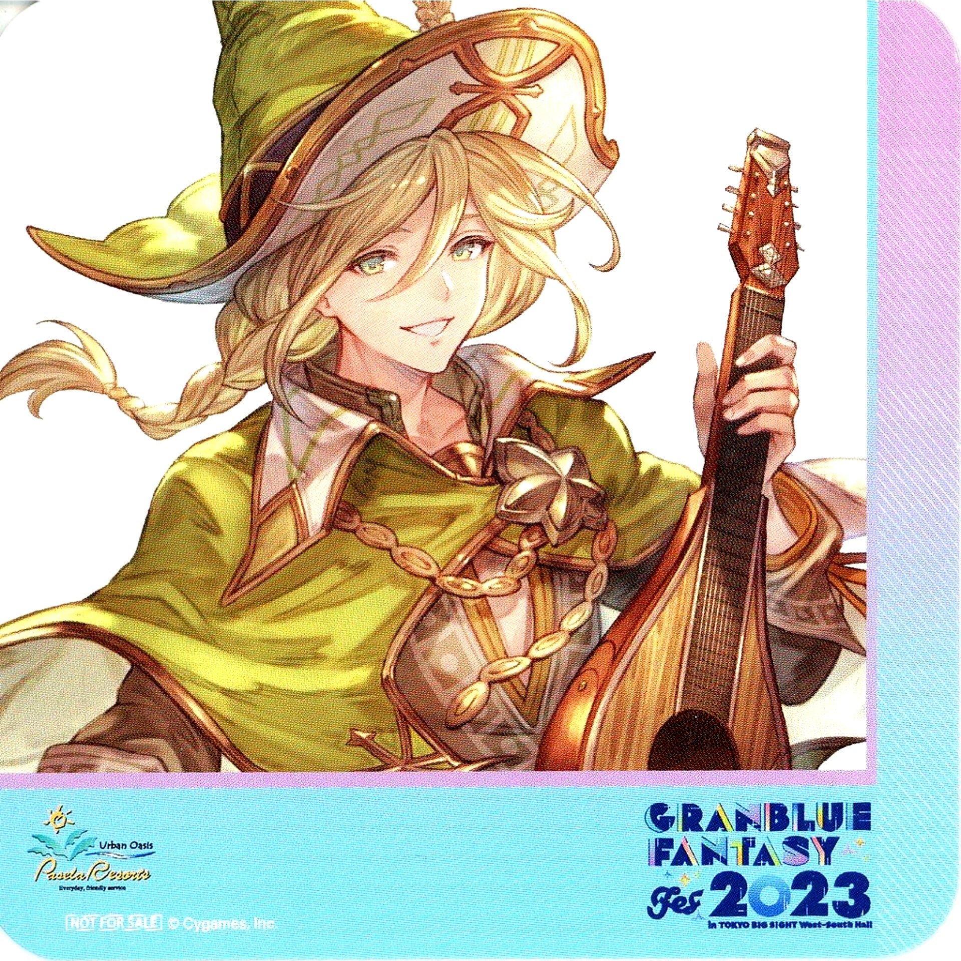 Caro GRANBLUE FANTASY Original Coaster Granblue Fes 2023 Food Corner Menu Purchase Bonus [USED]