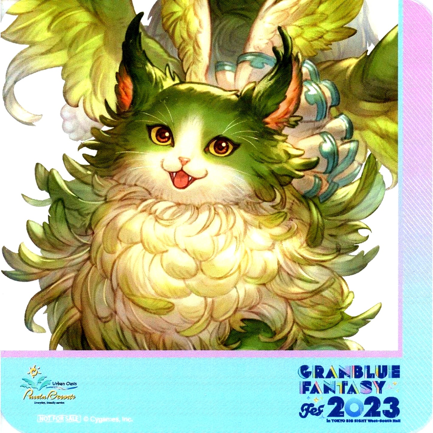 Ewiyar GRANBLUE FANTASY Original Coaster Granblue Fes 2023 Food Corner Menu Purchase Bonus [USED]