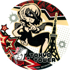 Crow Goro Akechi Persona 5 Tactica x RED TOKYO TOWER Collab Drink Order Bonus Coaster [USED]