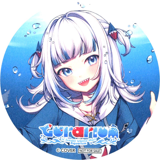 Gawr Gura Coaster Virtual YouTuber Hololive English Gawr Gura x Sendai Umino-Mori Aquarium Gurarium in Sendai Umino-Mori Aquarium Collab Drink Order Bonus [USED]