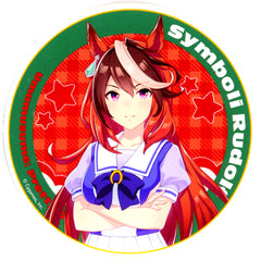 Symboli Rudolf Acrylic Coaster Umamusume Pretty Derby 5th EVENT ARENA TOUR GO BEYOND YELL Commemoration x Gratte animatecafe Menu Order Paid Bonus Group A [USED]