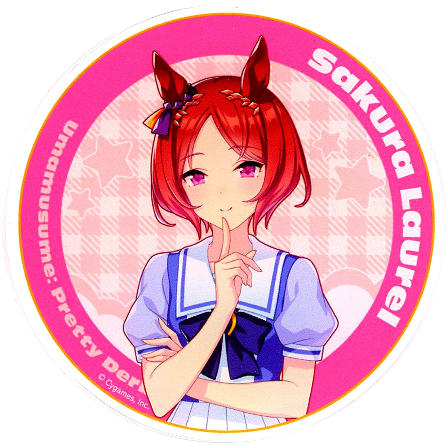 Sakura Laurel Acrylic Coaster Umamusume Pretty Derby 5th EVENT ARENA TOUR GO BEYOND YELL Commemoration x Gratte animatecafe Menu Order Paid Bonus Group B [USED]