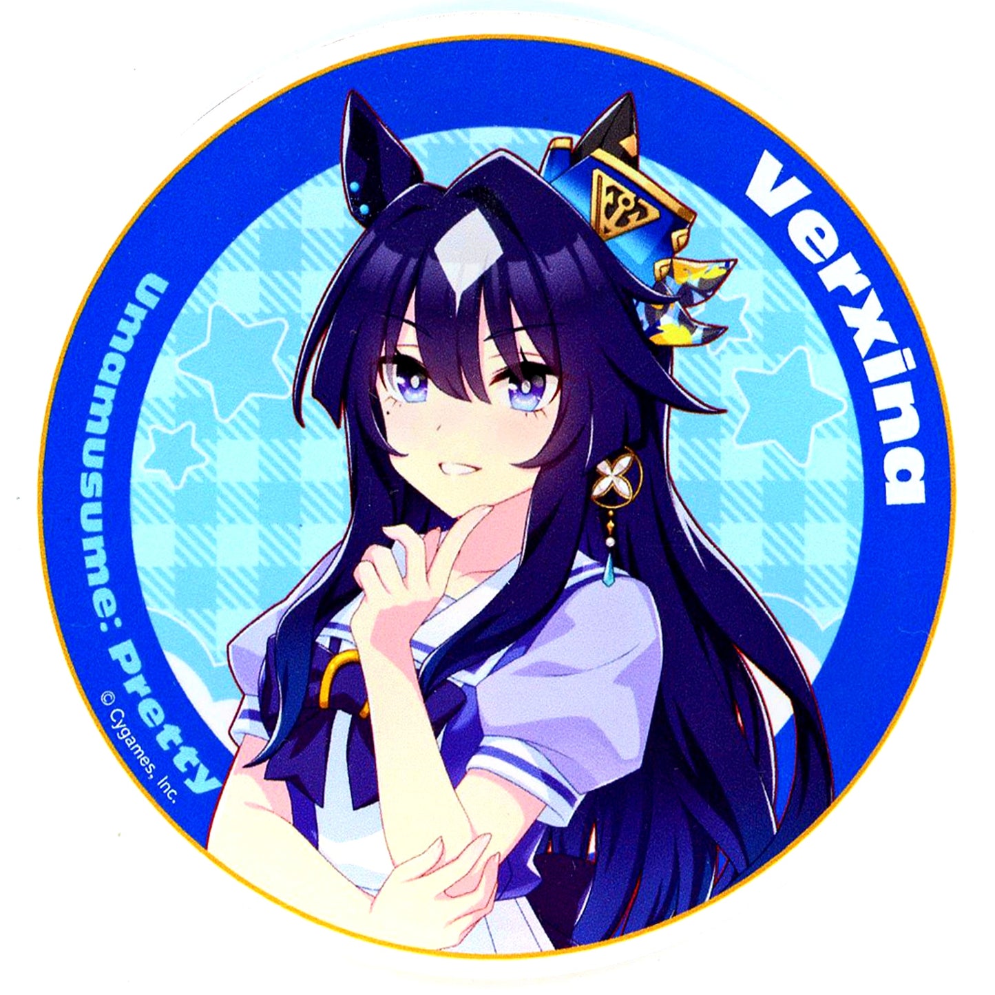 Verxina Acrylic Coaster Umamusume Pretty Derby 5th EVENT ARENA TOUR GO BEYOND YELL Commemoration x Gratte animatecafe Menu Order Paid Bonus Group C [USED]