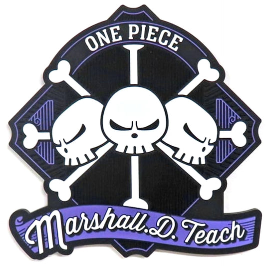 One Piece Marshall D. Teach Pirate Mark Ichiban Kuji New Four Emperors Coaster Rubber Assortment Prize I [USED]