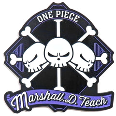 One Piece Marshall D. Teach Pirate Mark Ichiban Kuji New Four Emperors Coaster Rubber Assortment Prize I [USED]