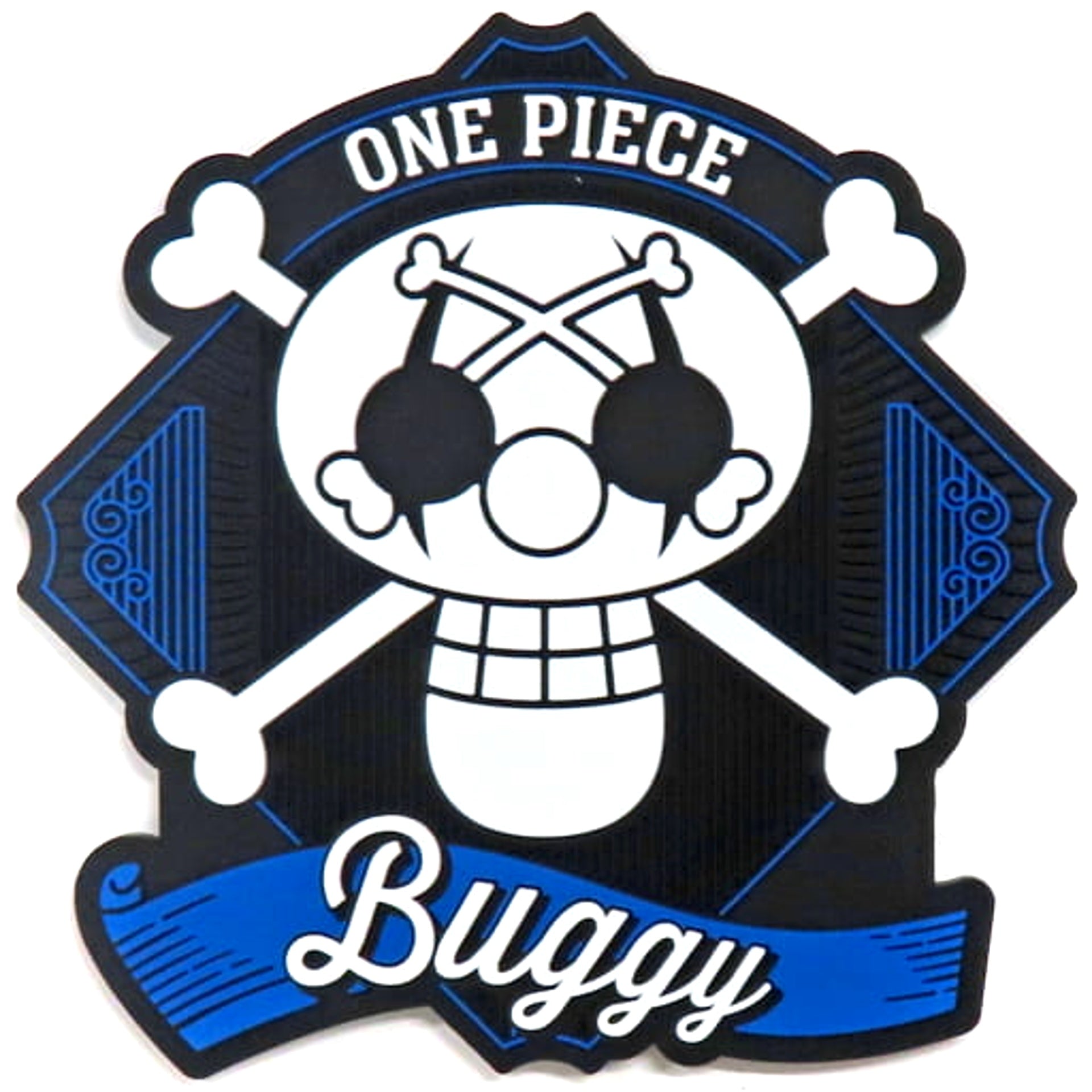 One Piece Buggy Pirate Mark Ichiban Kuji New Four Emperors Coaster Rubber Assortment Prize I [USED]