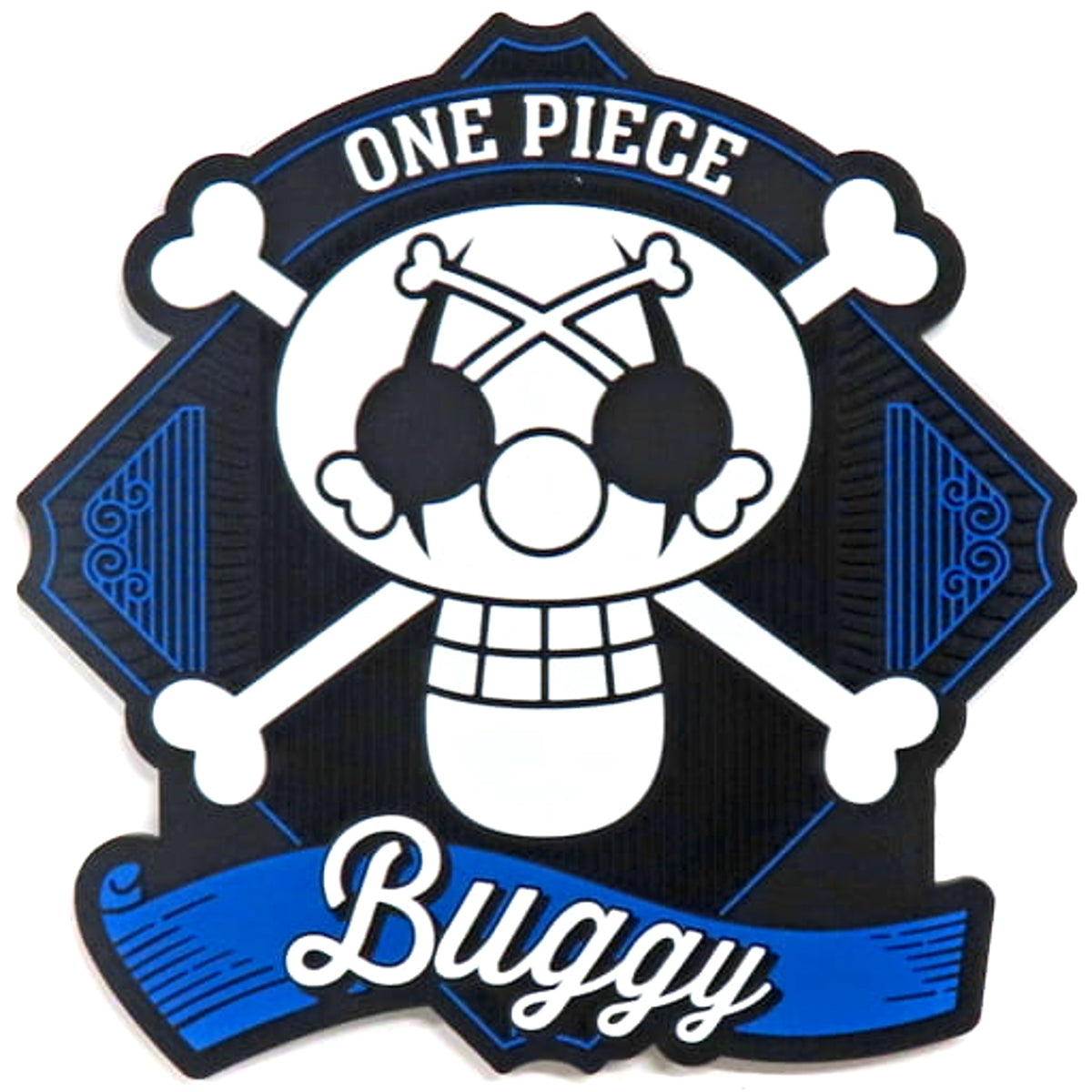 One Piece Buggy Pirate Mark Ichiban Kuji New Four Emperors Coaster Rubber Assortment Prize I [USED]