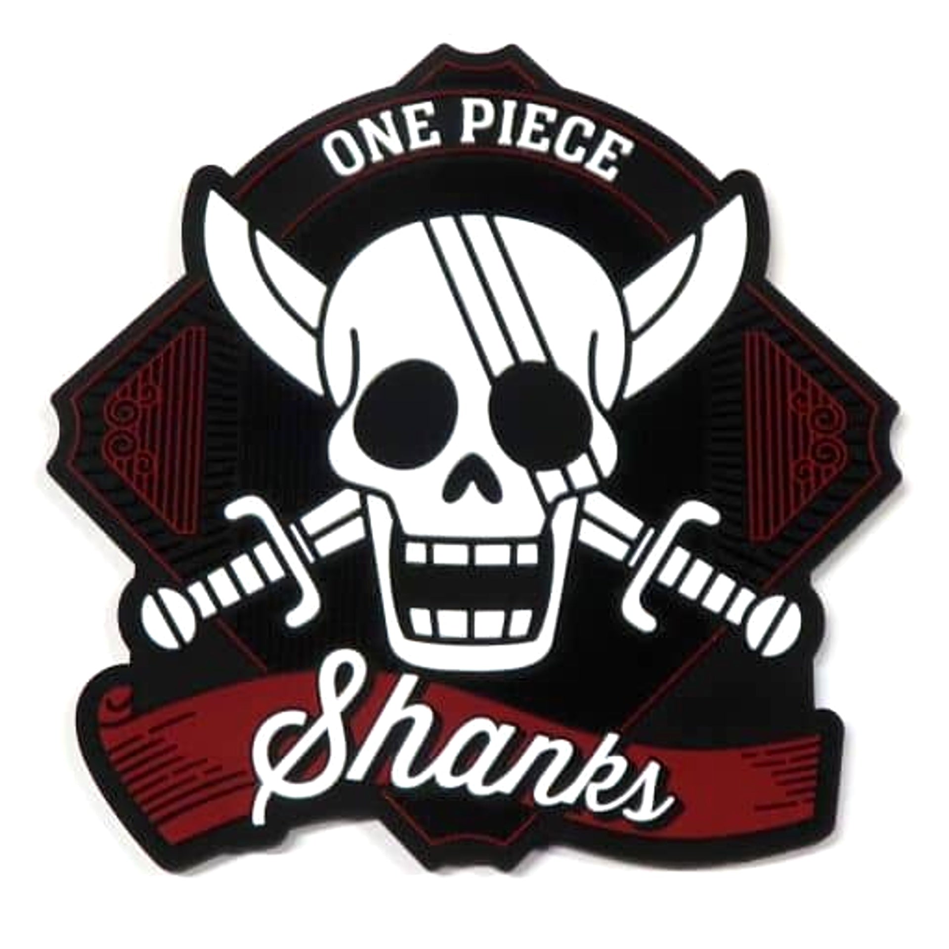 One Piece Shanks Pirate Mark Ichiban Kuji New Four Emperors Coaster Rubber Assortment Prize I [USED]