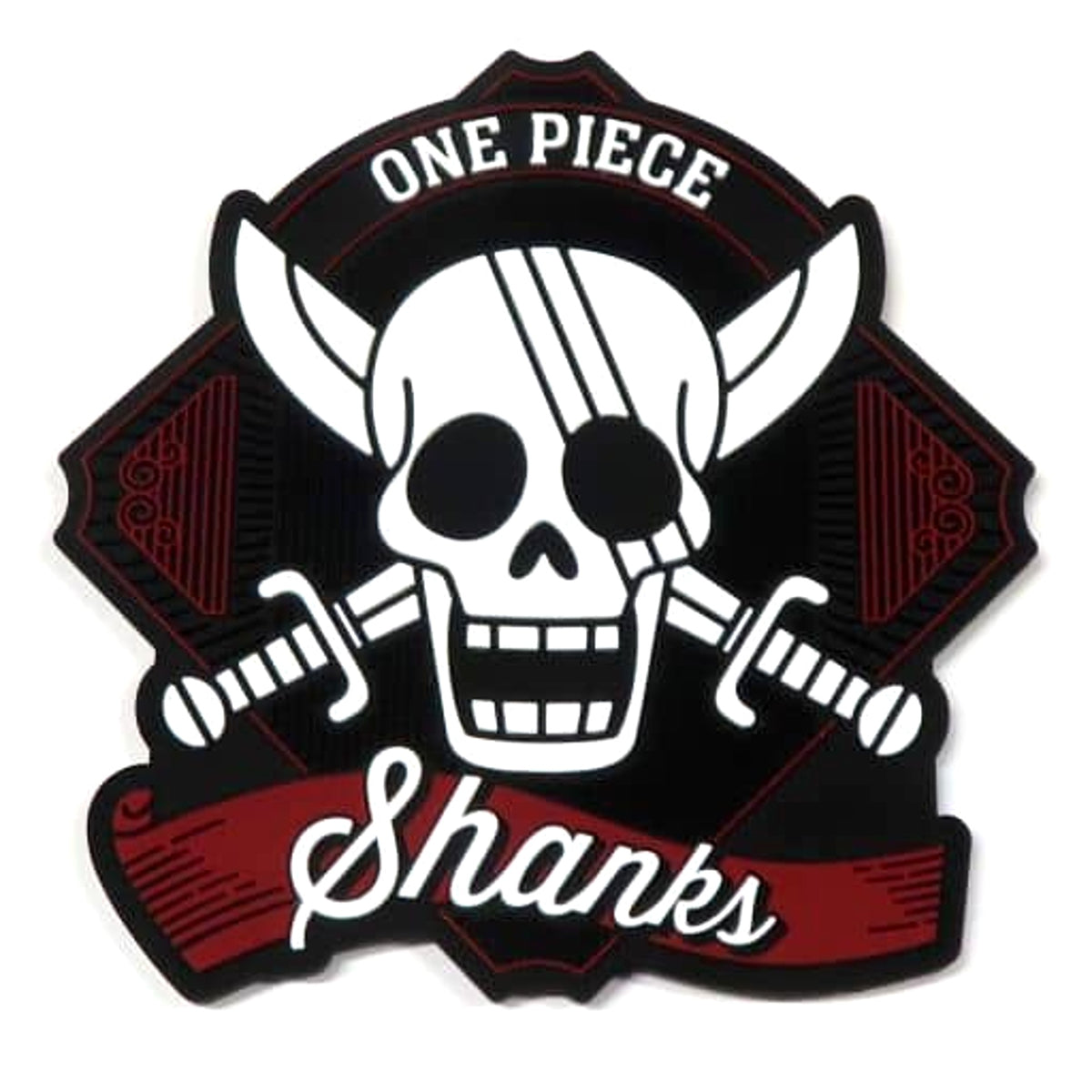 One Piece Shanks Pirate Mark Ichiban Kuji New Four Emperors Coaster Rubber Assortment Prize I [USED]