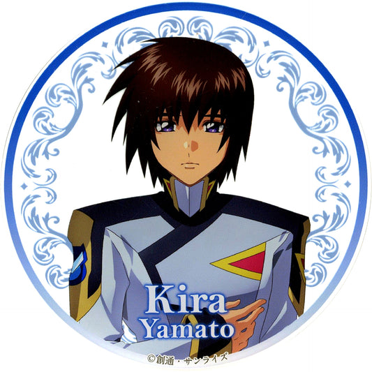 Kira Yamato Acrylic Coaster Mobile Suit Gundam SEED FREEDOM THE EXPERIENCE Soft Drink with Acrylic Coaster Order Bonus Yokohama & Hakata Limited [USED]