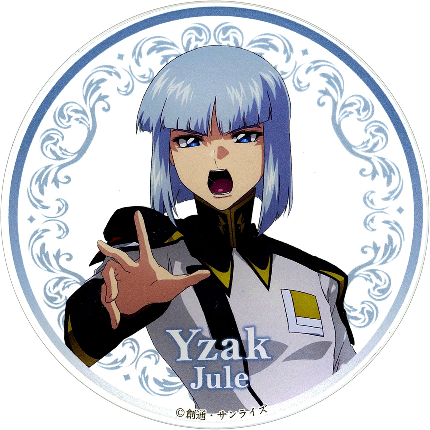 Yzak Joule Acrylic Coaster Mobile Suit Gundam SEED FREEDOM THE EXPERIENCE Soft Drink with Acrylic Coaster Order Bonus Yokohama & Hakata Limited [USED]