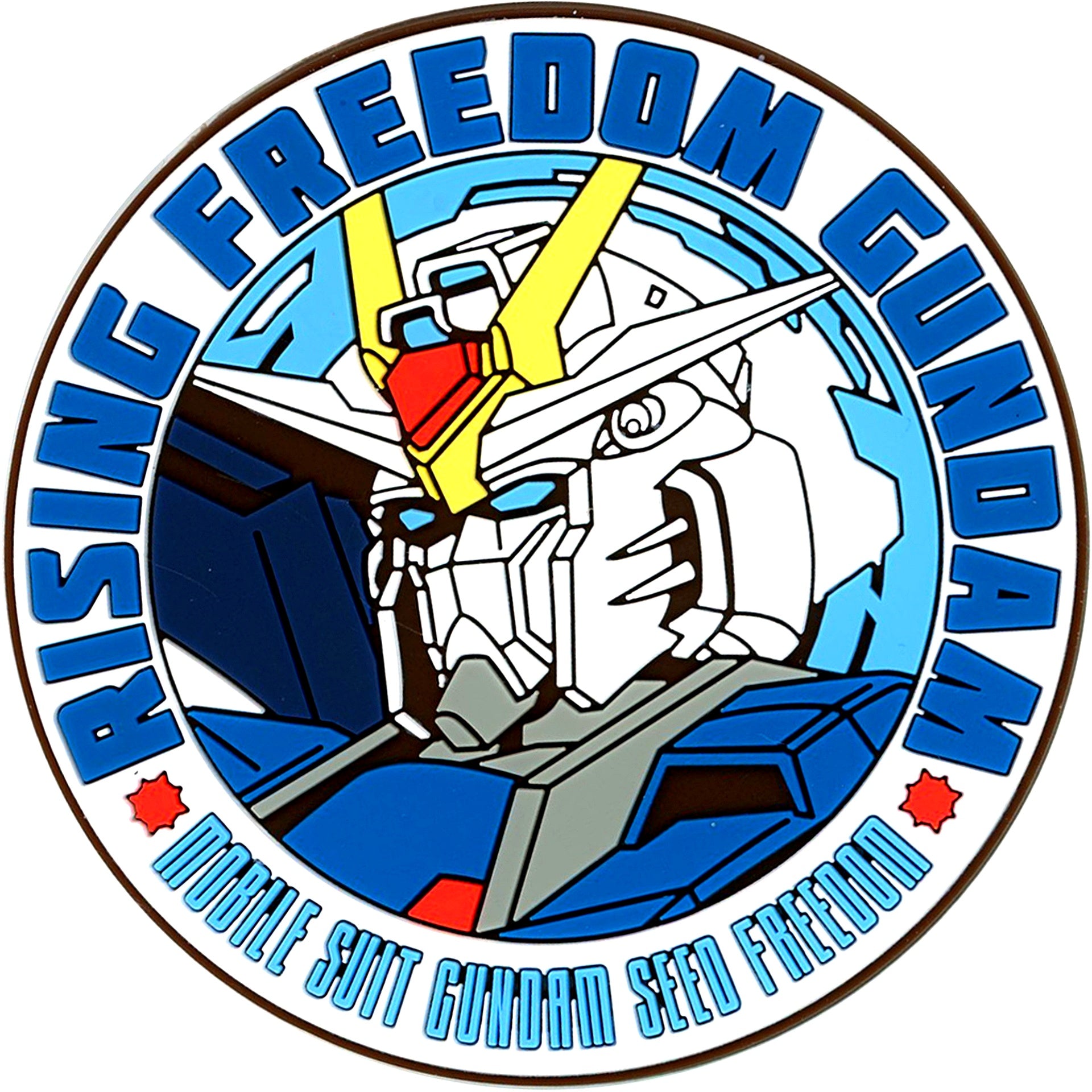 STTS-909 Rising Freedom Gundam Rubber Coaster Mobile Suit Gundam SEED FREEDOM Theater Goods [USED]