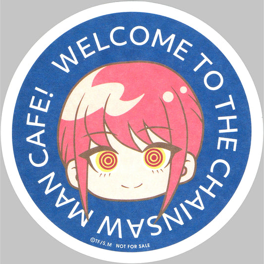 Makima Original Paper Coaster Chainsaw Man Cafe in BOX cafe & space Drink Menu Bonus [USED]