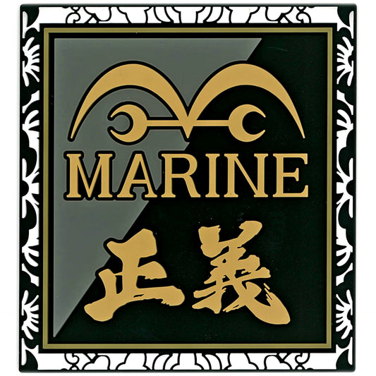 One Piece Navy Justice Ichiban Kuji Absolute Justice Rubber Coaster Prize H [USED]