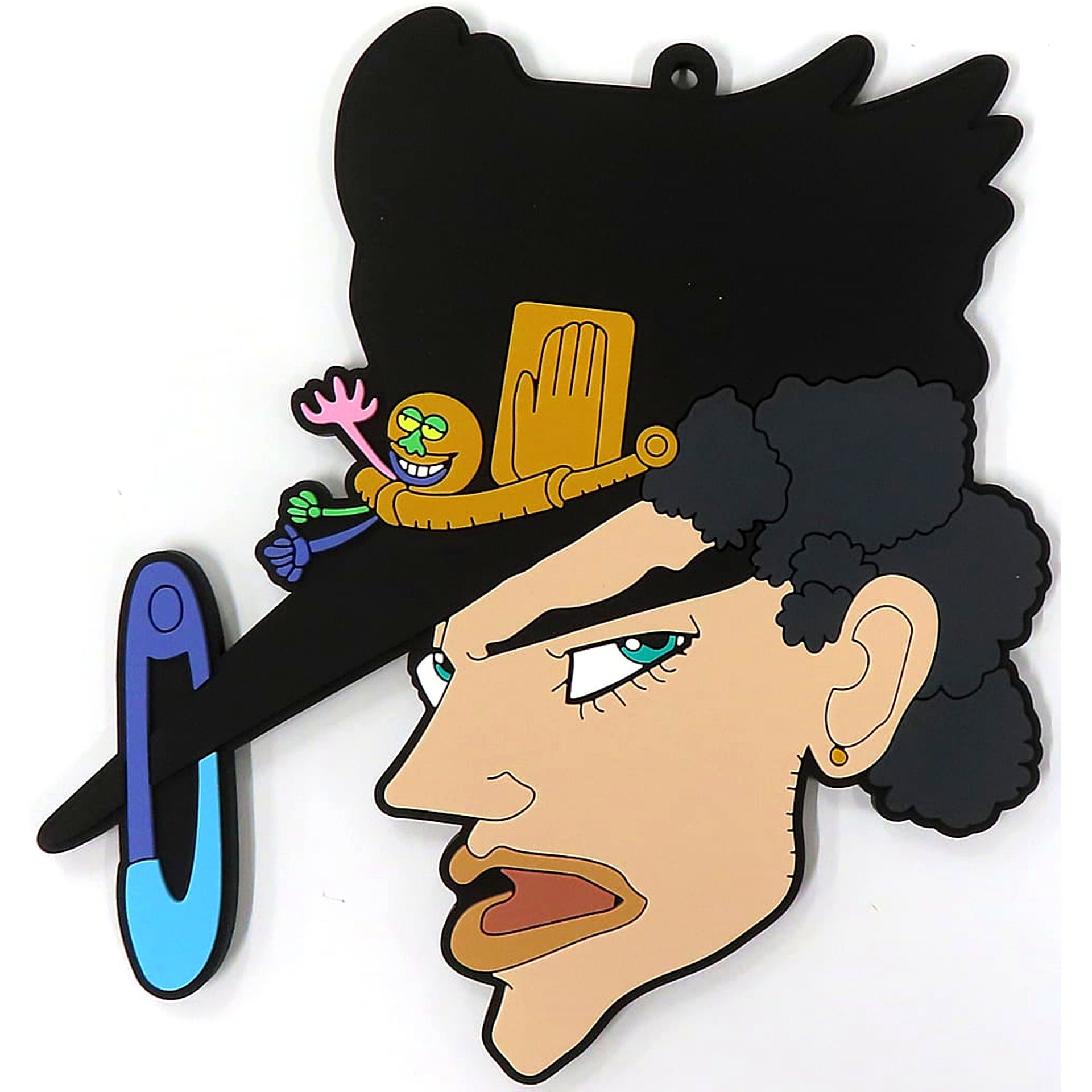 JoJo's Bizarre Adventure Jotaro Kujo Ichiban Kuji Stardust Crusaders Rubber Coaster Collection Prize K [USED]