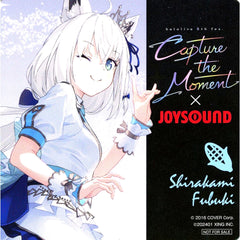 Shirakami Fubuki Normal Virtual YouTuber hololive hololive 5th fes. Capture the Moment x JOYSOUND Collab Campaign Collab Drink Order Bonus Original Coaster Vol.3 [USED]