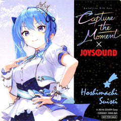 Hoshimachi Suisei Hologram Virtual YouTuber hololive hololive 5th fes. Capture the Moment x JOYSOUND Collab Campaign Collab Drink Order Bonus Original Coaster Vol.3 [USED]