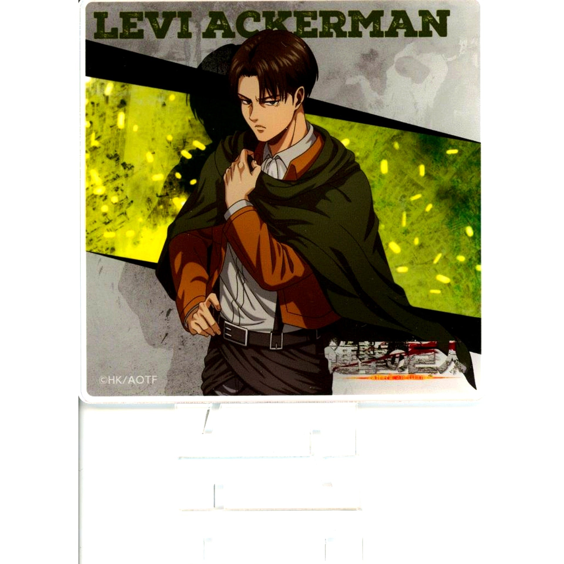 Levi Ackerman Acrylic Coaster Stand Attack on Titan The Final Season in DISH UP [USED]