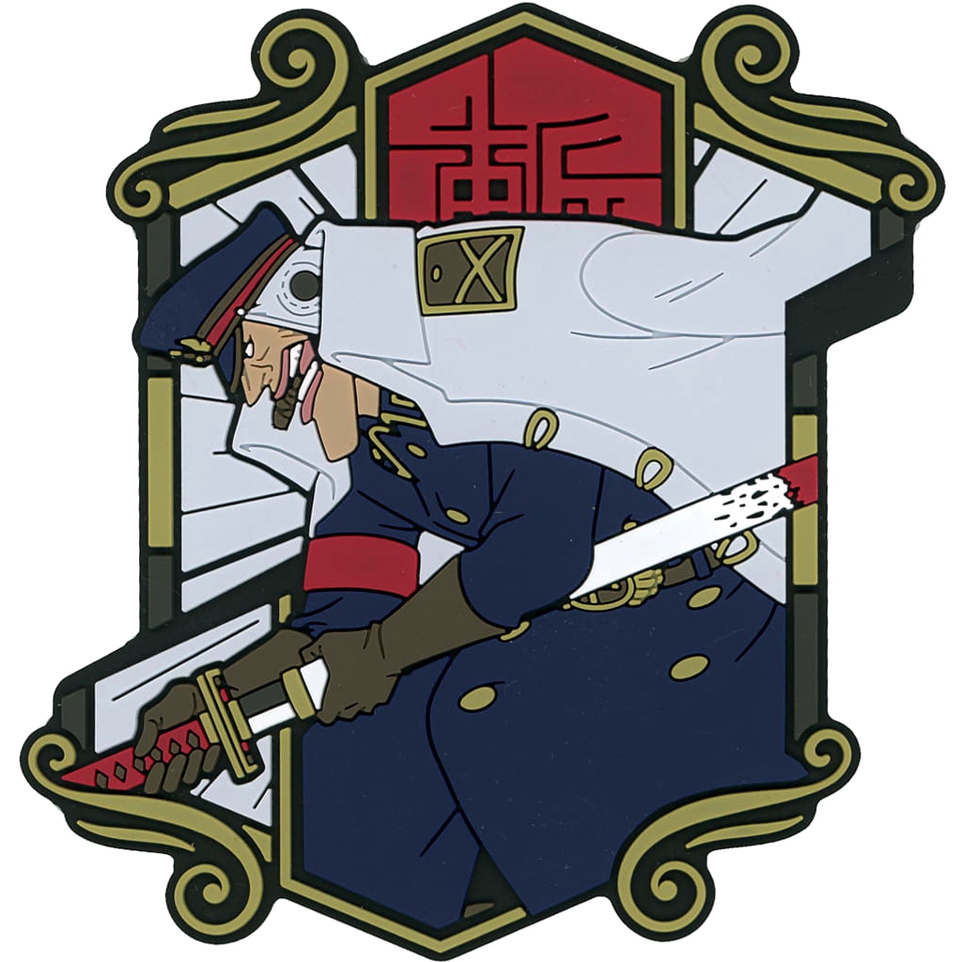 One Piece Shiliew Ichiban Kuji Ex Shikon No Keifu Rubber Coaster Prize H [USED]