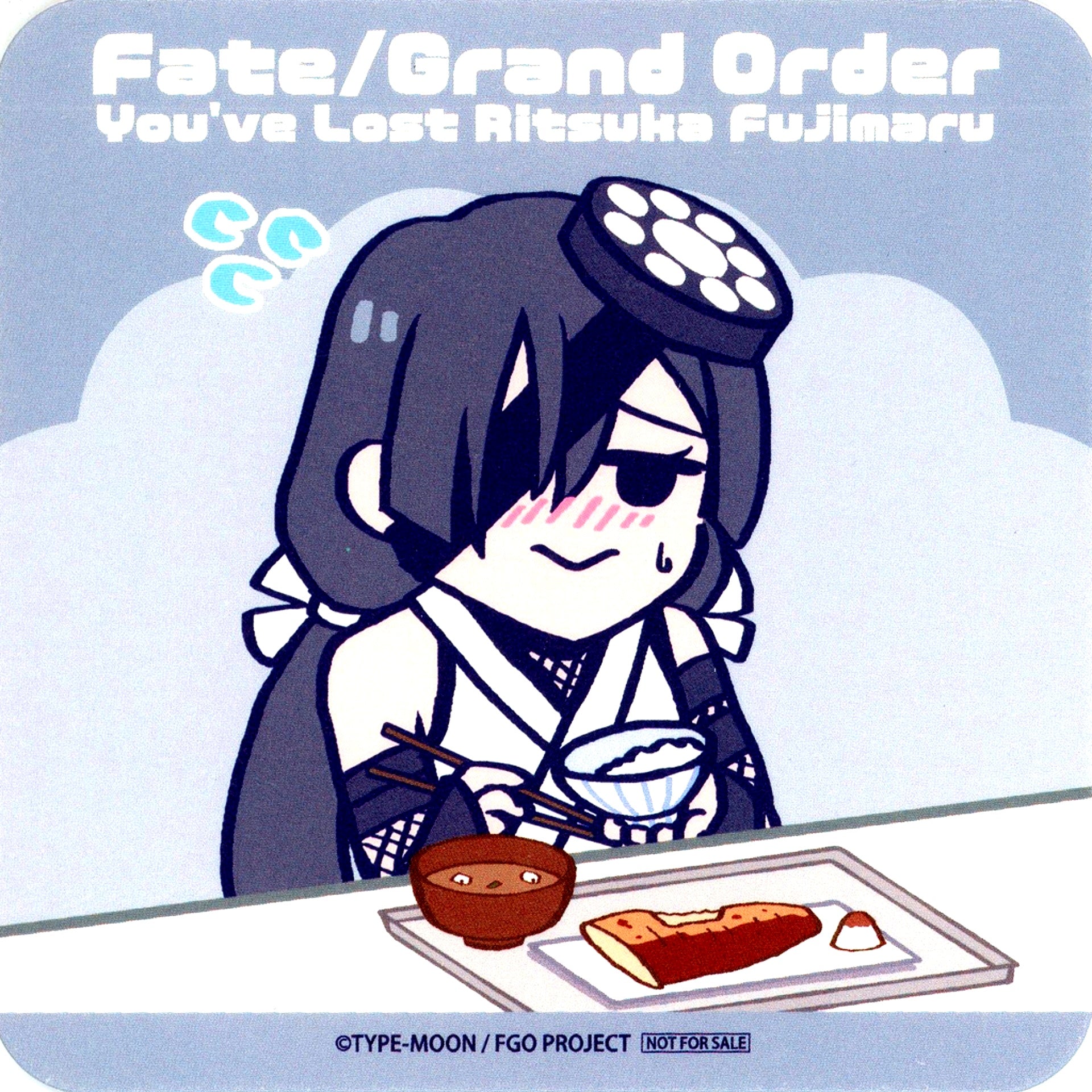 Chiyome Mochizuki Group A Fate/Grand Order Ritsuka Fujimaru Doesn't Get It x THE Chara CAFE Collab Menu Order Bonus Coaster [USED]