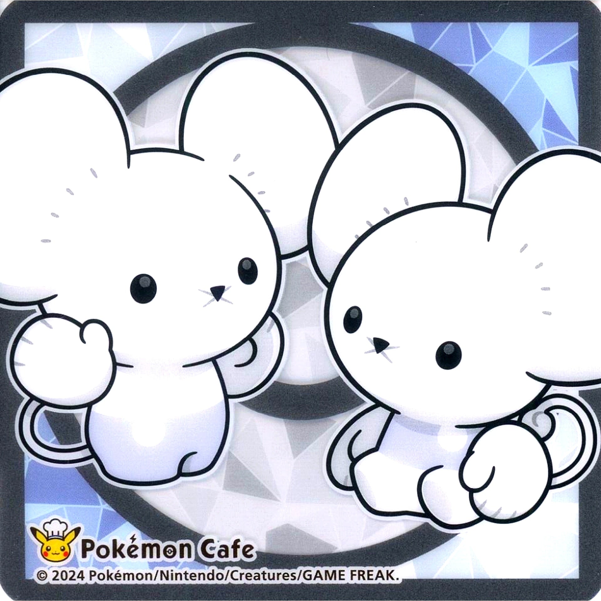 Tandemaus Clear Coaster Pokemon Cafe Drink Order Bonus Pokemon Scarlet Violet Vol. 4 [USED]