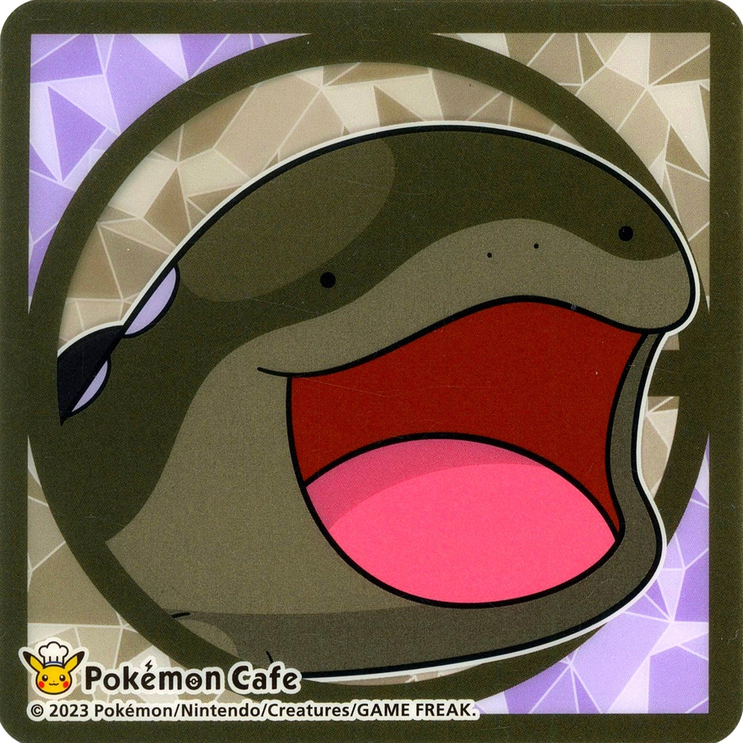 Clodsire Clear Coaster Pokemon Cafe Drink Order Bonus Pokemon Scarlet Violet Vol. 3 [USED]
