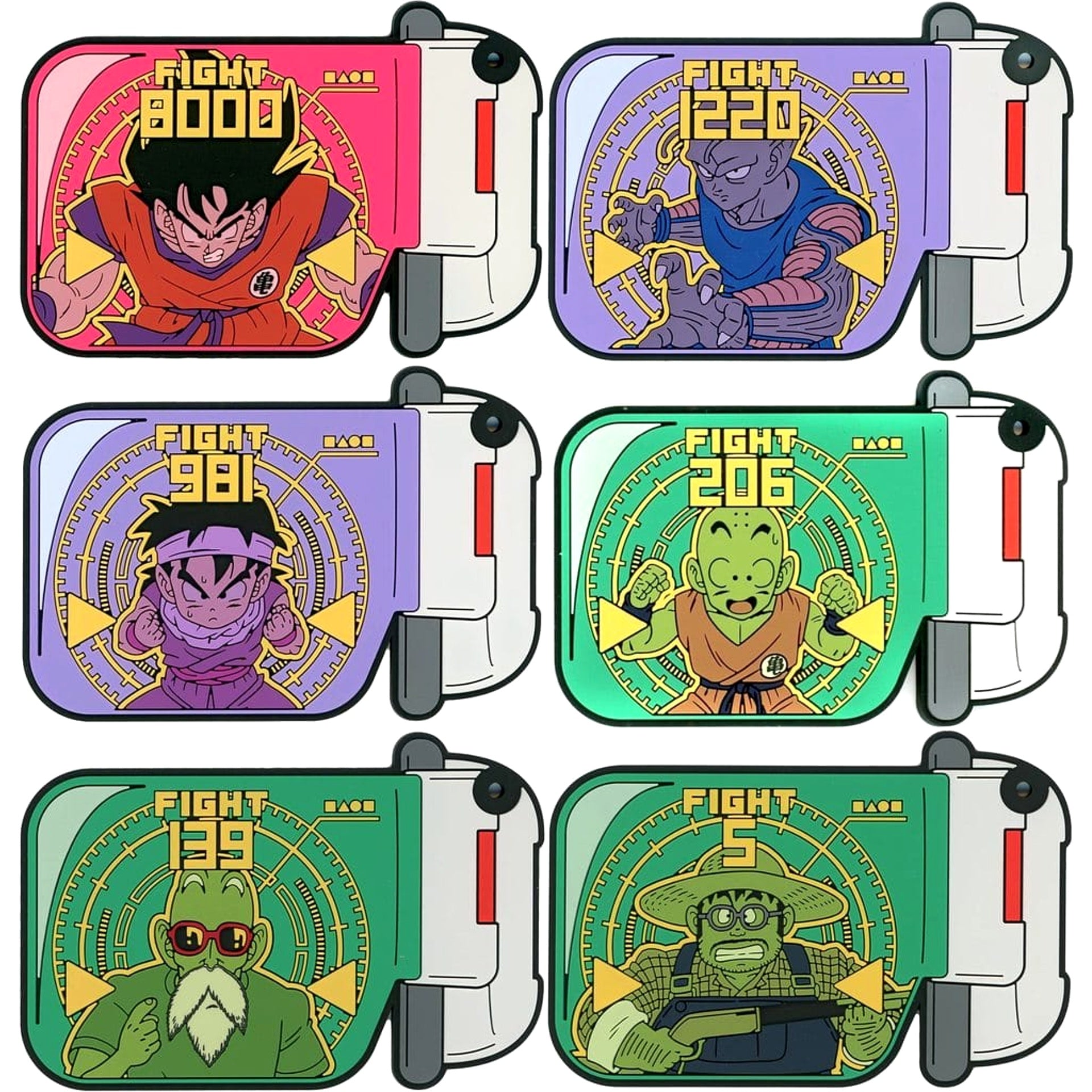 Dragon Ball Son Goku & Others All 6 Types Set Ichiban Kuji Vs Omnibus Amazing Rubber Coaster Prize H [USED]