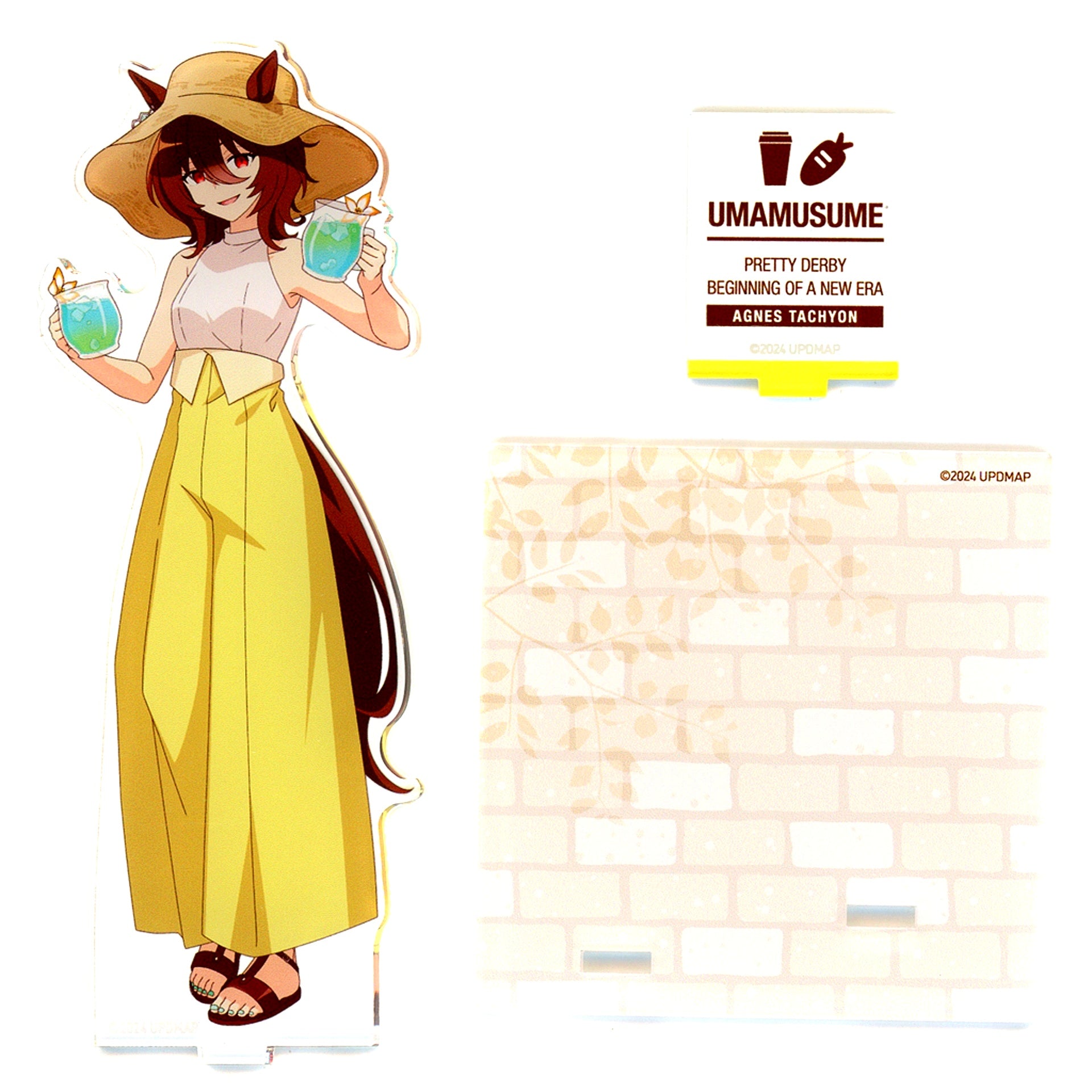 Agnes Tachyon Vacance Ver. Uma Musume Pretty Derby The Movie Beginning of a New Era Acrylic Figure Stand Coaster Chugai Grace Cafe [USED]