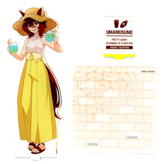 Agnes Tachyon Vacance Ver. Uma Musume Pretty Derby The Movie Beginning of a New Era Acrylic Figure Stand Coaster Chugai Grace Cafe [USED]