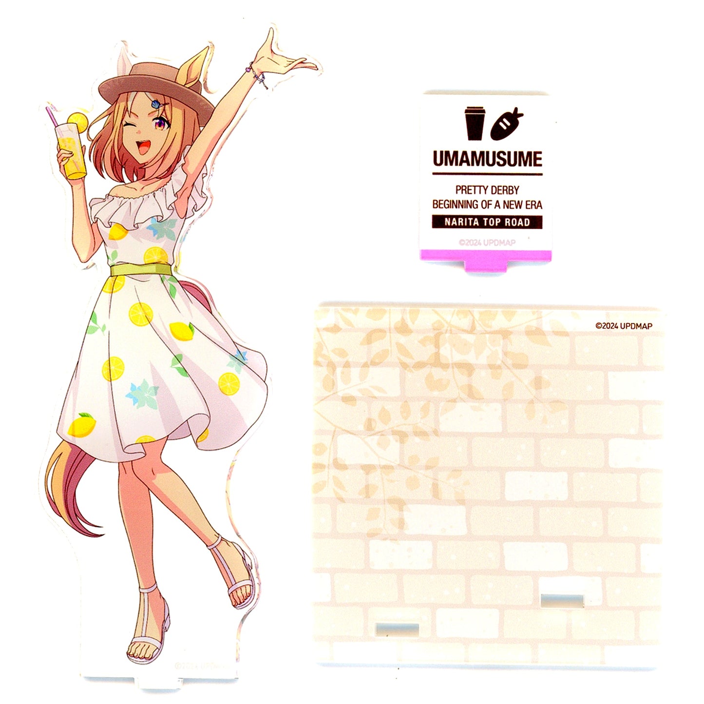 Narita Top Road Vacance Ver. Uma Musume Pretty Derby The Movie Beginning of a New Era Acrylic Figure Stand Coaster Chugai Grace Cafe [USED]