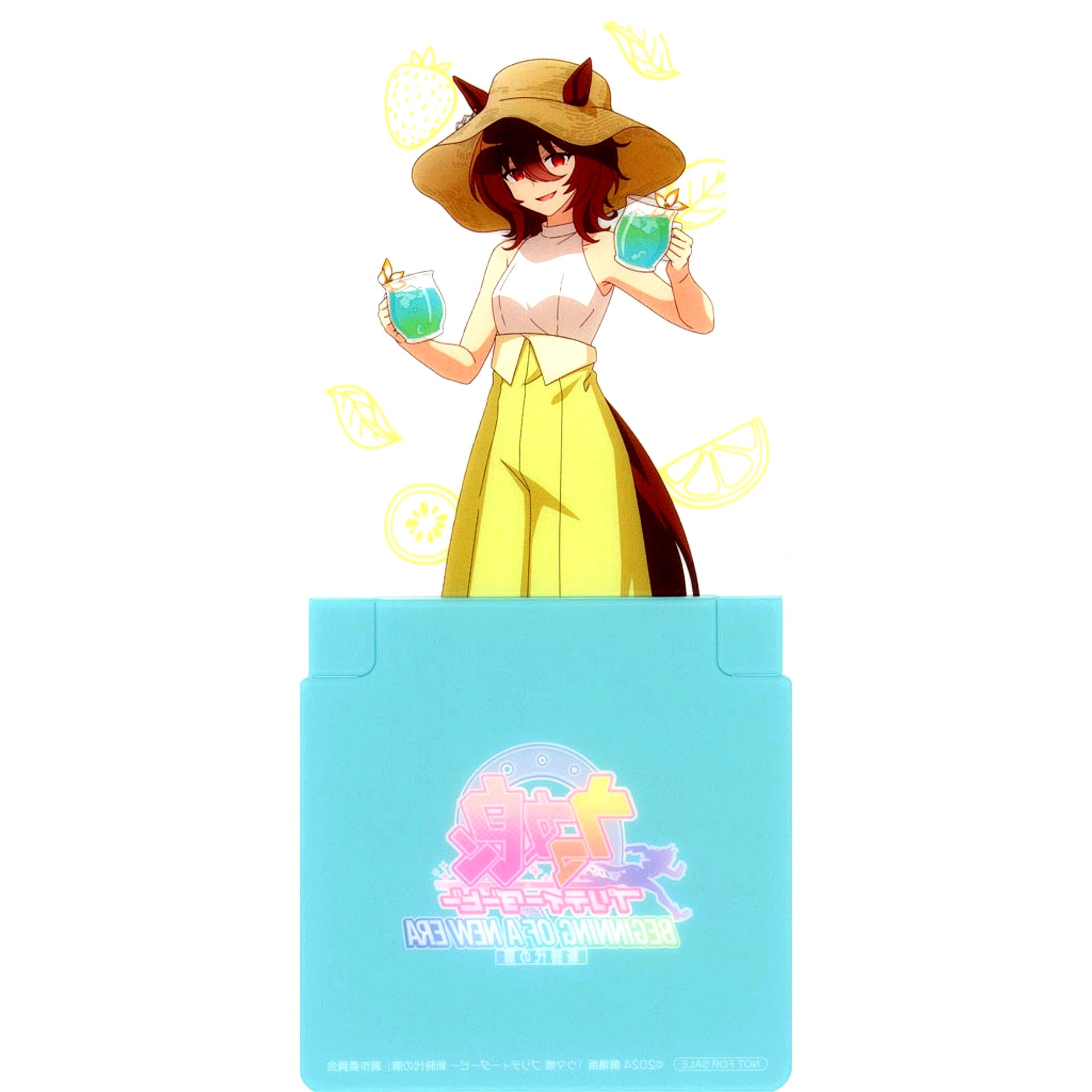 Agnes Tachyon Vacance Ver. Uma Musume Pretty Derby The Movie Beginning of a New Era Standee Coaster Chugai Grace Cafe Collab Menu Order Bonus [USED]