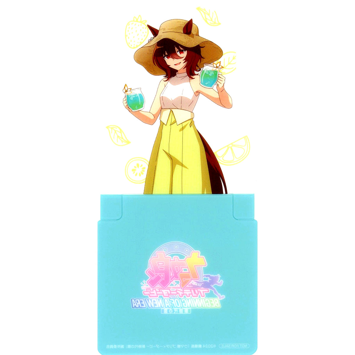 Agnes Tachyon Vacance Ver. Uma Musume Pretty Derby The Movie Beginning of a New Era Standee Coaster Chugai Grace Cafe Collab Menu Order Bonus [USED]