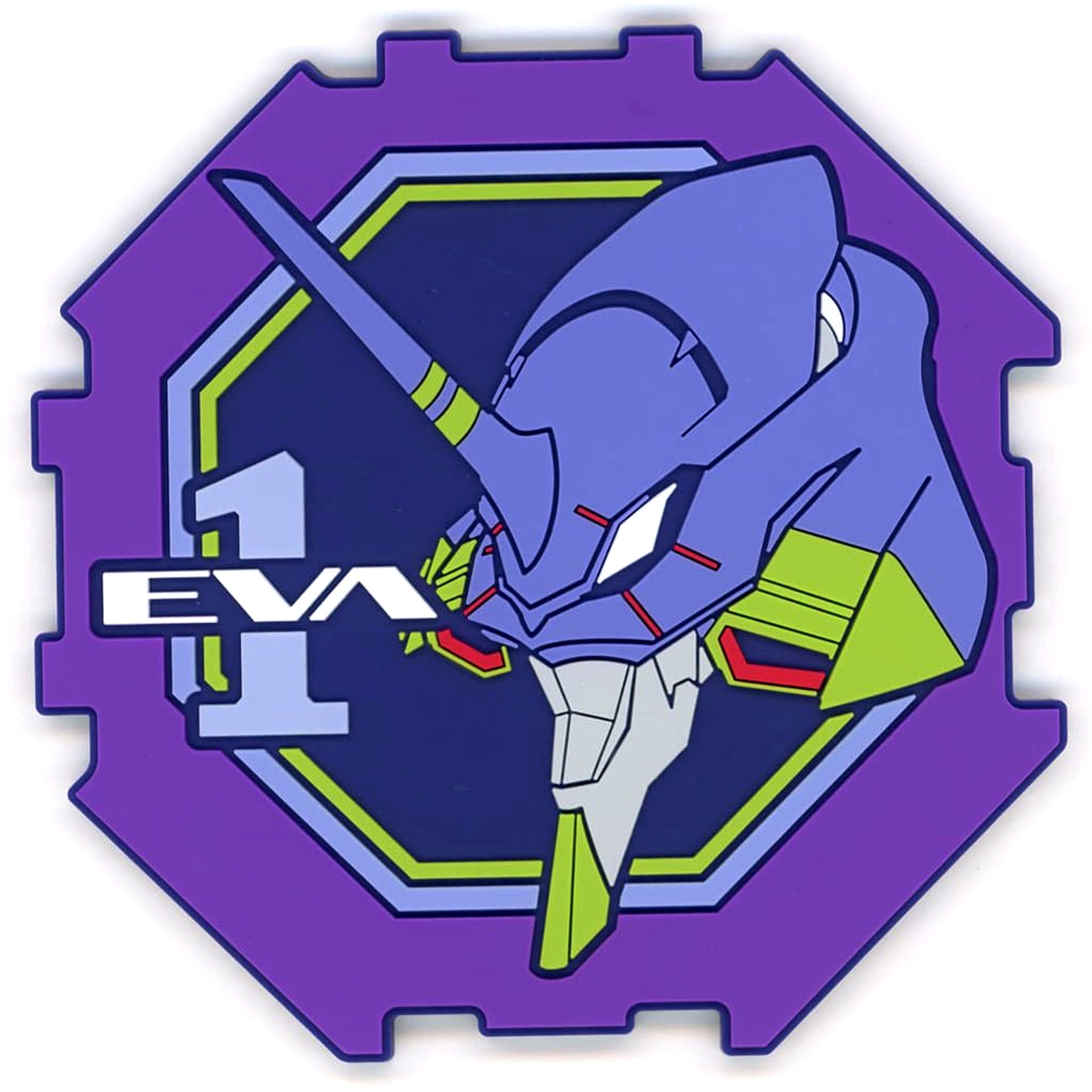 Evangelion Eva First Unit Ichiban Kuji The Angels Are Invading! Rubber Coaster Prize I [USED]