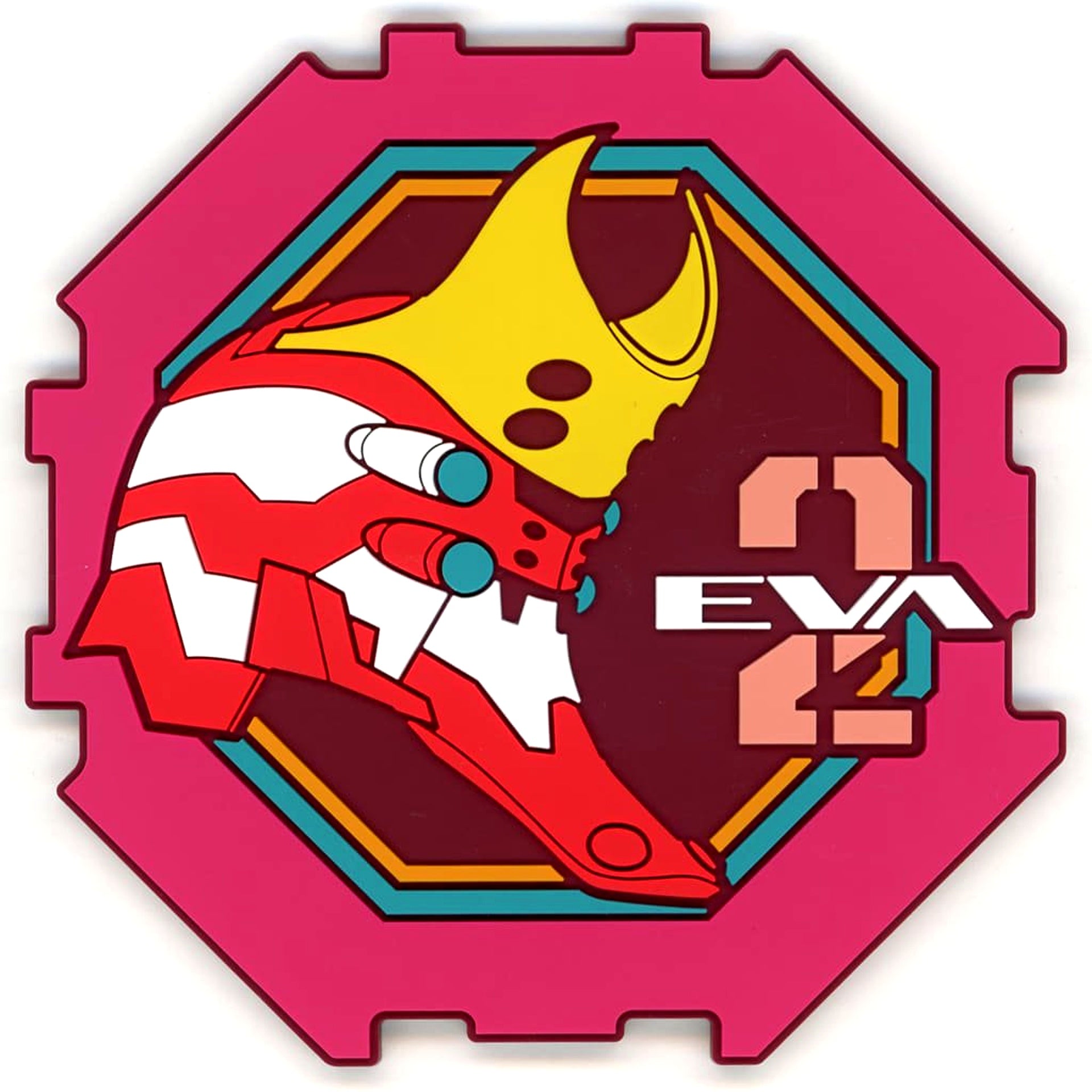 Evangelion Unit 2 Ichiban Kuji The Angels Are Invading! Rubber Coaster Prize I [USED]