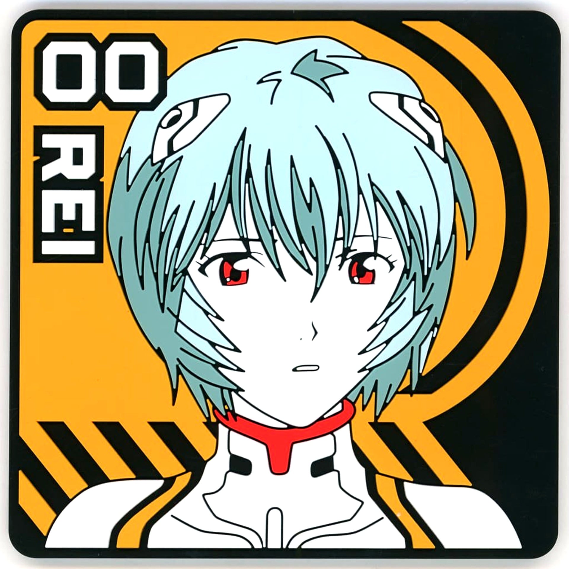 Evangelion Rei Ayanami Ichiban Kuji The Angels Are Invading! Rubber Coaster Prize I [USED]