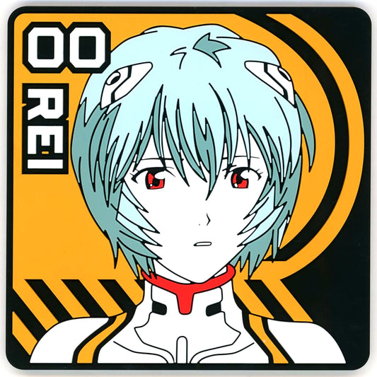 Evangelion Rei Ayanami Ichiban Kuji The Angels Are Invading! Rubber Coaster Prize I [USED]